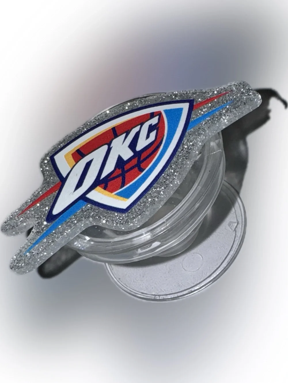 Oklahoma City Thunder 2025 NBA Champions Glitter Phone Grip